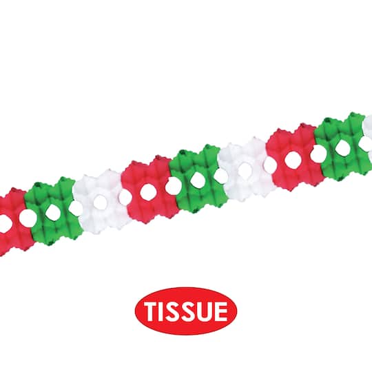 Beistle 12ft. Red & Green Arcade Garlands, 2ct.